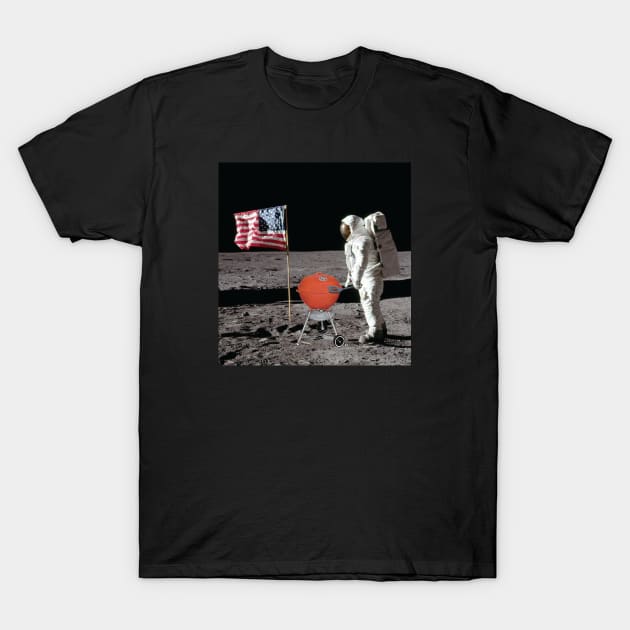 Weber Statesman on the Moon T-Shirt by zavod44